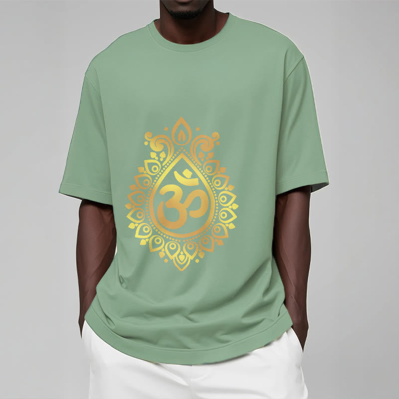 Buddha Stones Water Drop OM Design Tee T-shirt - image 15