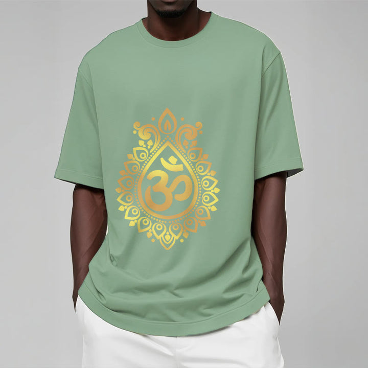 Buddha Stones Water Drop OM Design Tee T-shirt - image 15