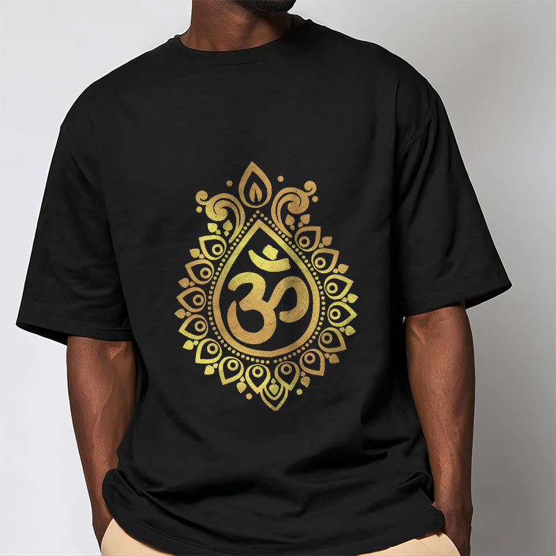 Buddha Stones Water Drop OM Design Tee T-shirt - image 1