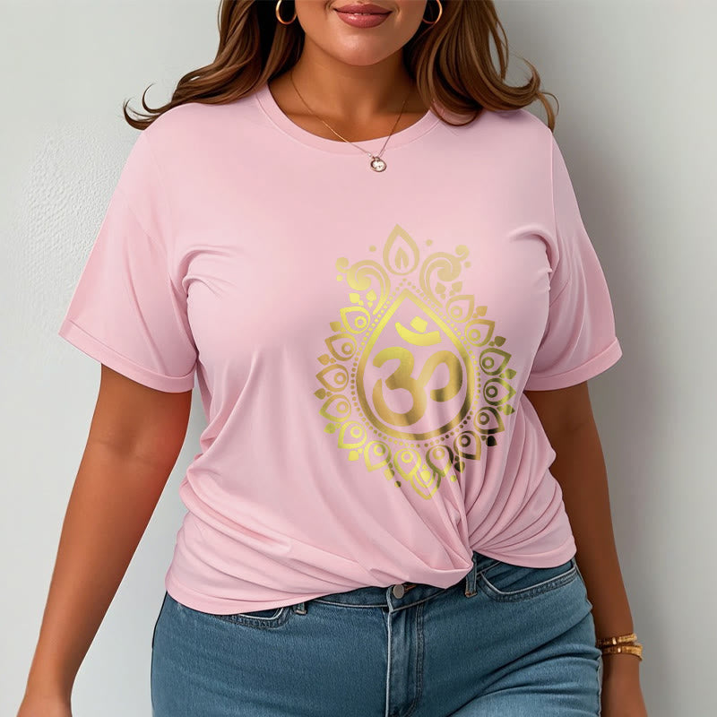 Buddha Stones Water Drop OM Design Tee T-shirt - image 13