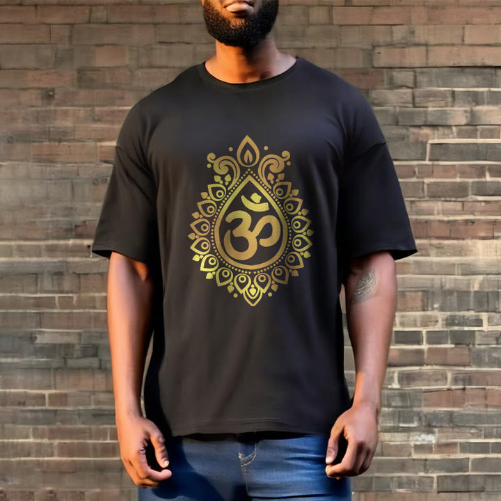 Buddha Stones Water Drop OM Design Tee T-shirt - image 2