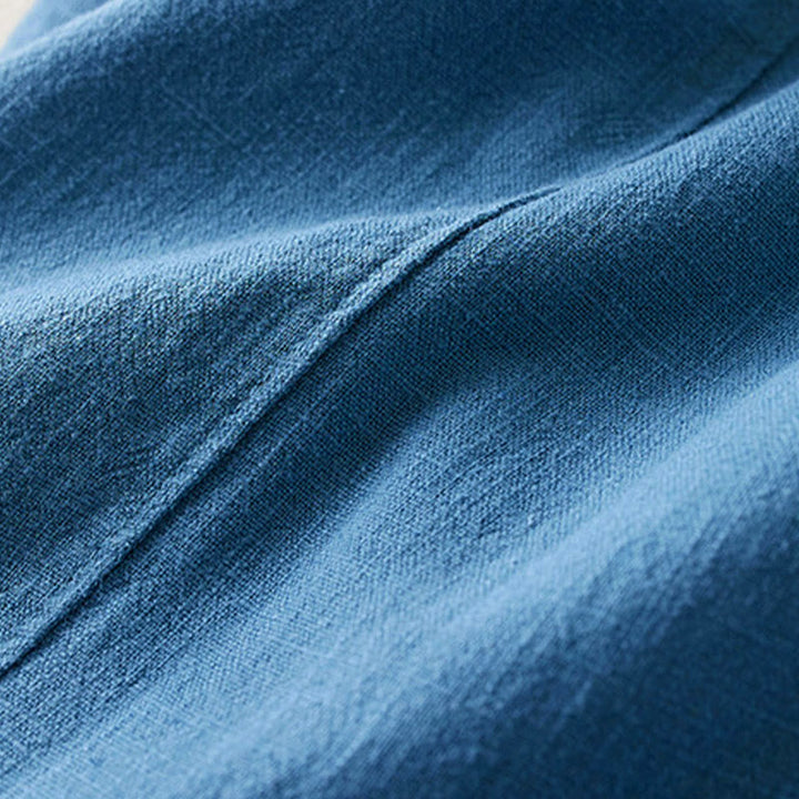 Buddha Stones Plain Color Cotton Linen Women's Pants With Pockets - image 22