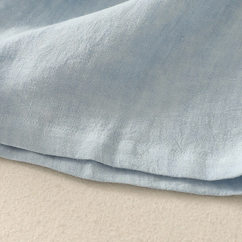 Buddha Stones Casual Summer Plain Crew Neck Cotton Women's Short Sleeve T-Shirt - image 3