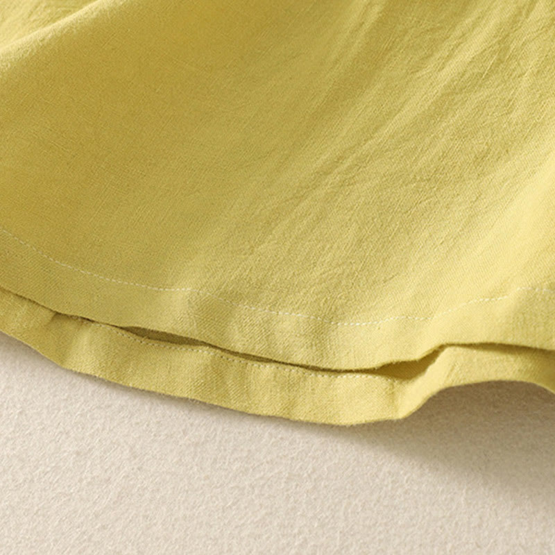 Buddha Stones Casual Summer Plain Crew Neck Cotton Women's Short Sleeve T-Shirt - image 9