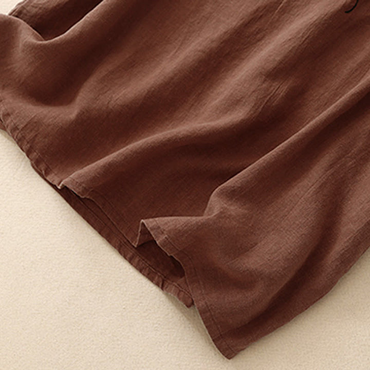 Buddha Stones Casual Summer Embroidered Crew Neck Women's  Cotton Short Sleeve T-shirt - image 24