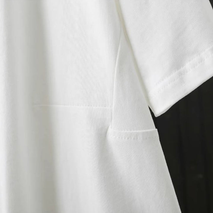 Buddha Stones Casual Loose Summer Plain Crew Neck Women's  Cotton Short Sleeve T-shirt - image 11