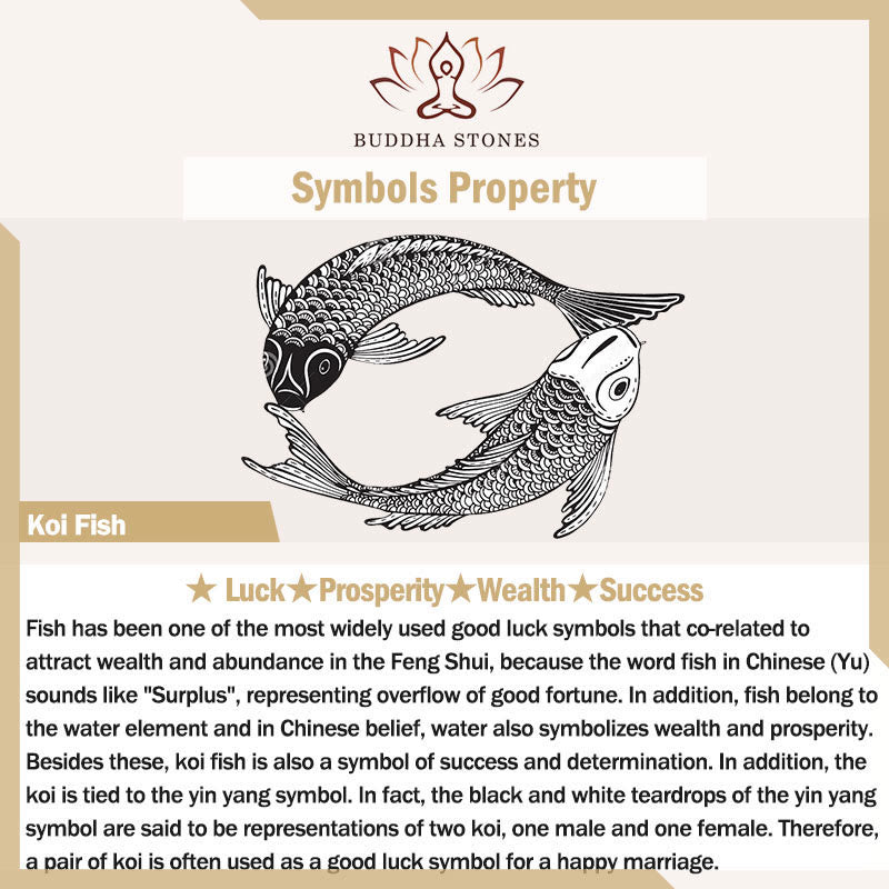 Buddha Stones Green Phantom Koi Fish Lucky Bracelet - image 8
