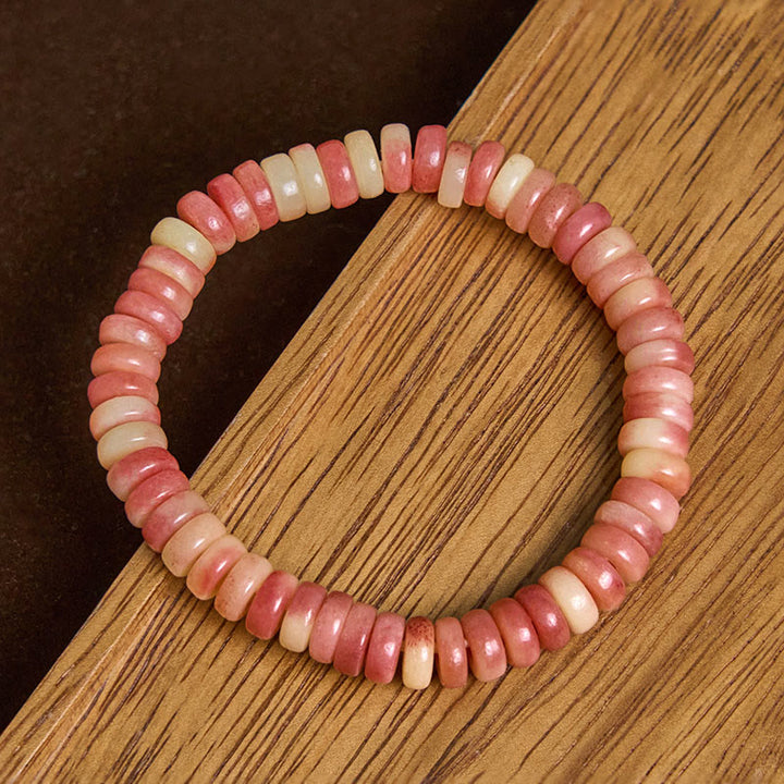 Buddha Stones Natural Tibetan Camel Bone Purple Blood Beads Keep Away Evil Spirits Bracelet - image 2
