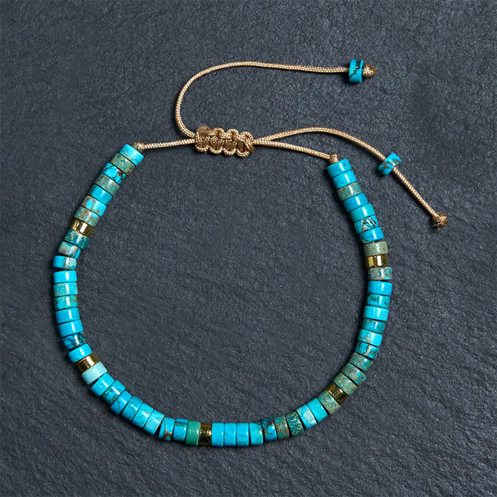 Buddha Stones Emperor Stone Happiness Spacer Bead Bracelet - Emperor Stone(Wrist Circumference 16-20cm) - image 0