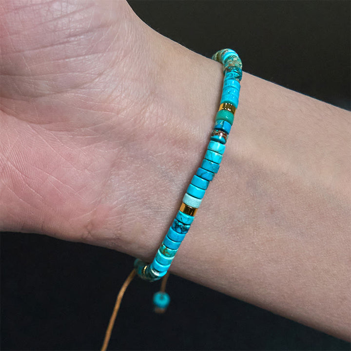 Buddha Stones Emperor Stone Happiness Spacer Bead Bracelet - image 3