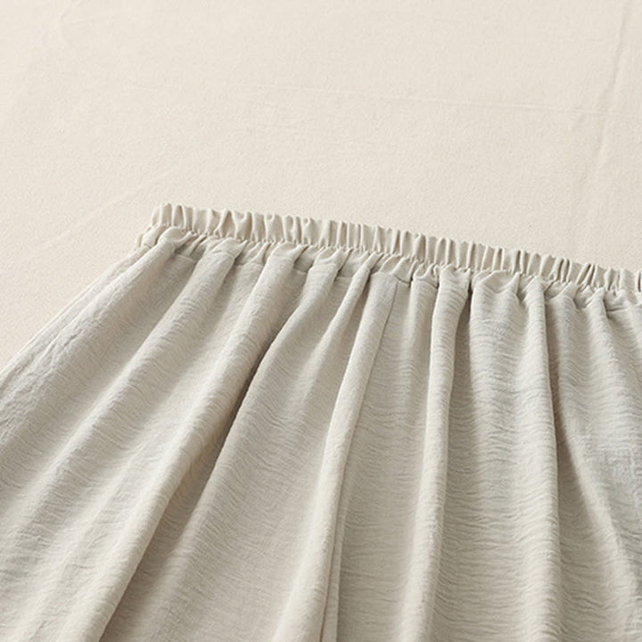 Buddha Stones Commute Casual Plain Frog-Button Design Women's Harem Cotton Linen 7-8 Length Pants With Pockets - image 3