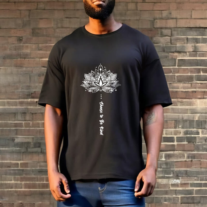 Buddha Stones Choose To Be Kind Geometric Flower Tee T-shirt - image 5