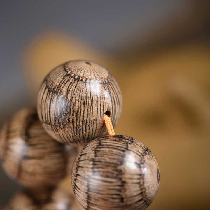 Buddha Stones Gnetum Wood Beads Protection Bracelet - image 10