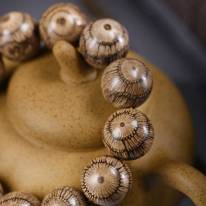 Buddha Stones Gnetum Wood Beads Protection Bracelet - image 2