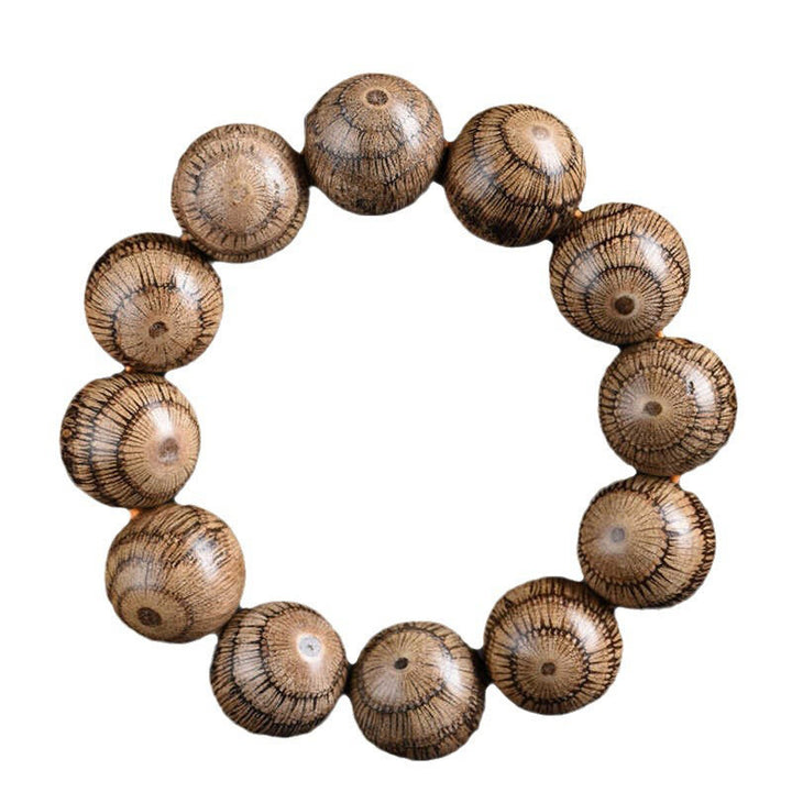 Buddha Stones Gnetum Wood Beads Protection Bracelet - image 6