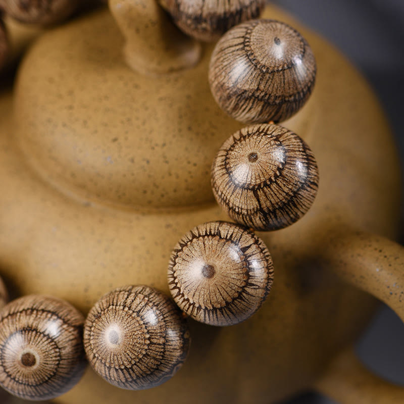 Buddha Stones Gnetum Wood Beads Protection Bracelet - image 3