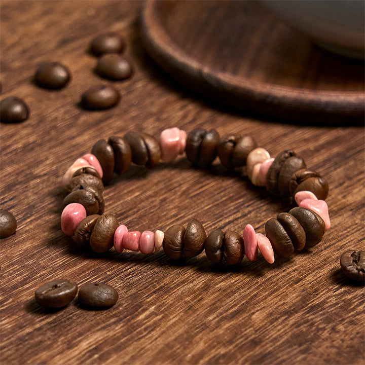 Buddha Stones Handmade Natural Coffee Beans Amethyst Citrine Amazonite Irregular Crystal Bracelet - image 16