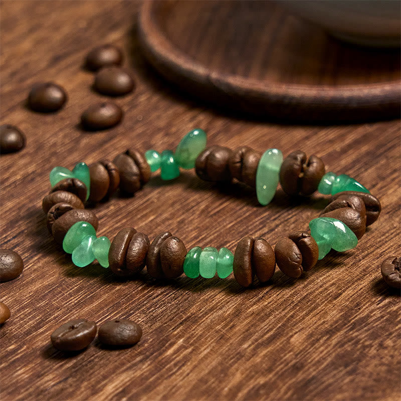 Buddha Stones Handmade Natural Coffee Beans Amethyst Citrine Amazonite Irregular Crystal Bracelet - image 26