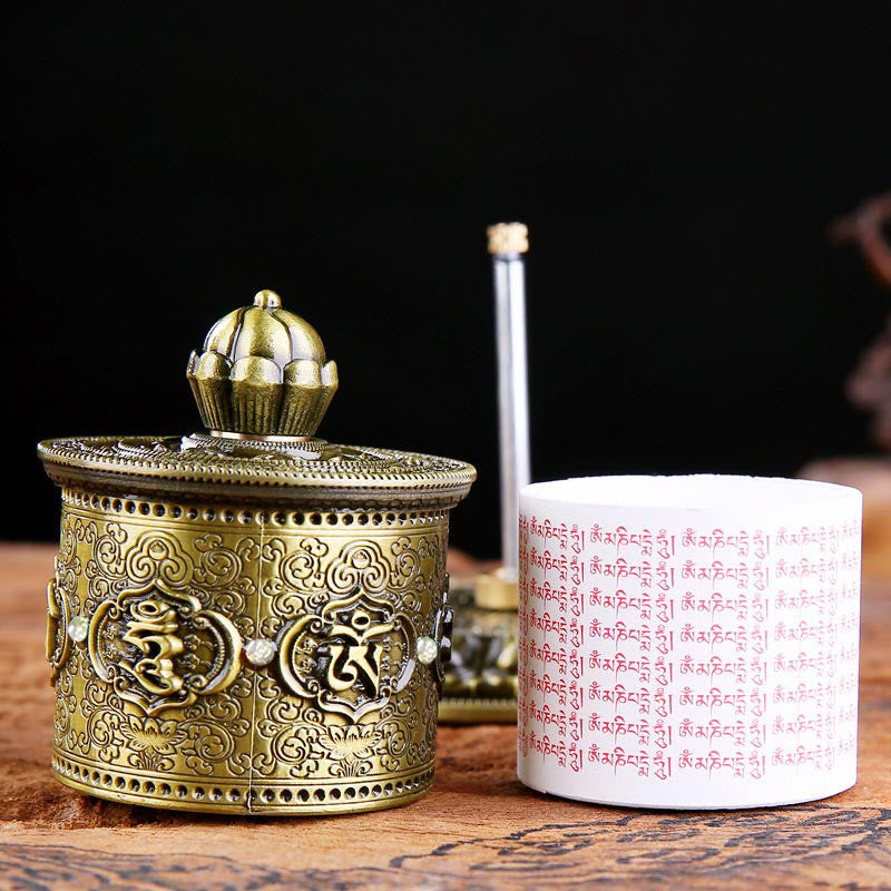 Buddha Stones Tibetan Blessing Prayer Wheel Car Decoration - image 6
