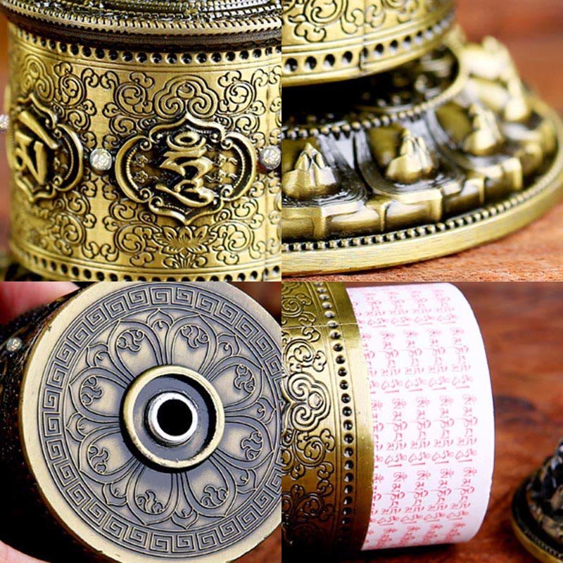 Buddha Stones Tibetan Blessing Prayer Wheel Car Decoration - image 8