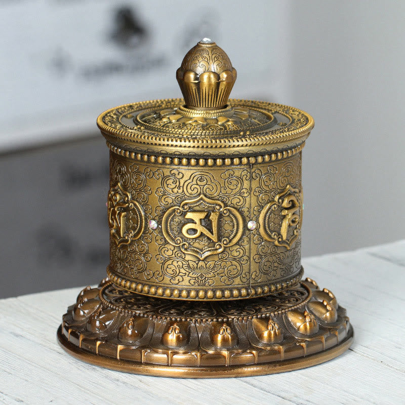 Buddha Stones Tibetan Blessing Prayer Wheel Car Decoration - image 4
