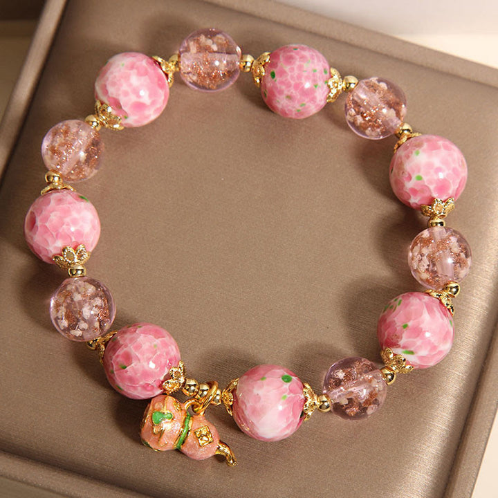 Buddha Stones Gourd Liuli Bracelet - image 4