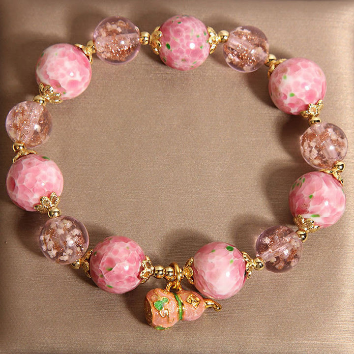 Buddha Stones Gourd Liuli Bracelet - image 5