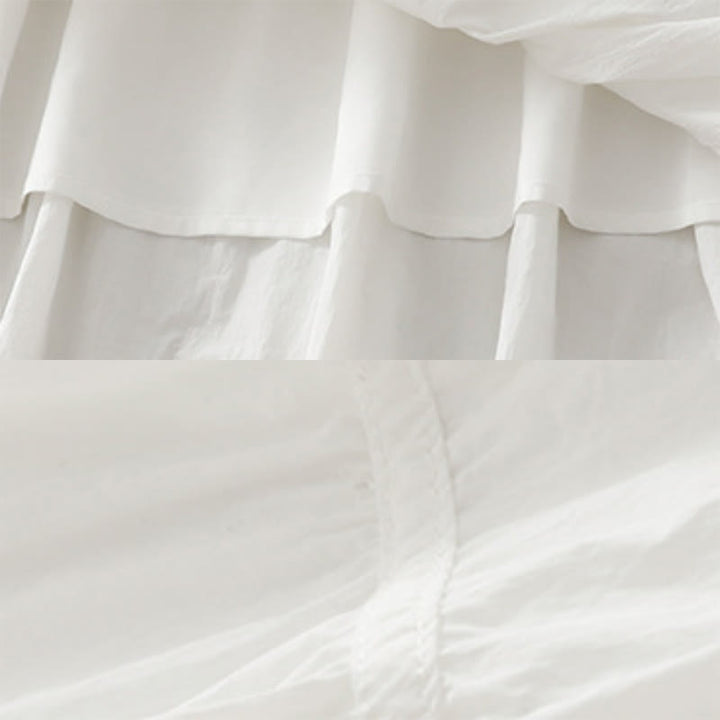 Buddha Stones Simple Lines Elastic Waist Women's Skirt With Pockets - image 7