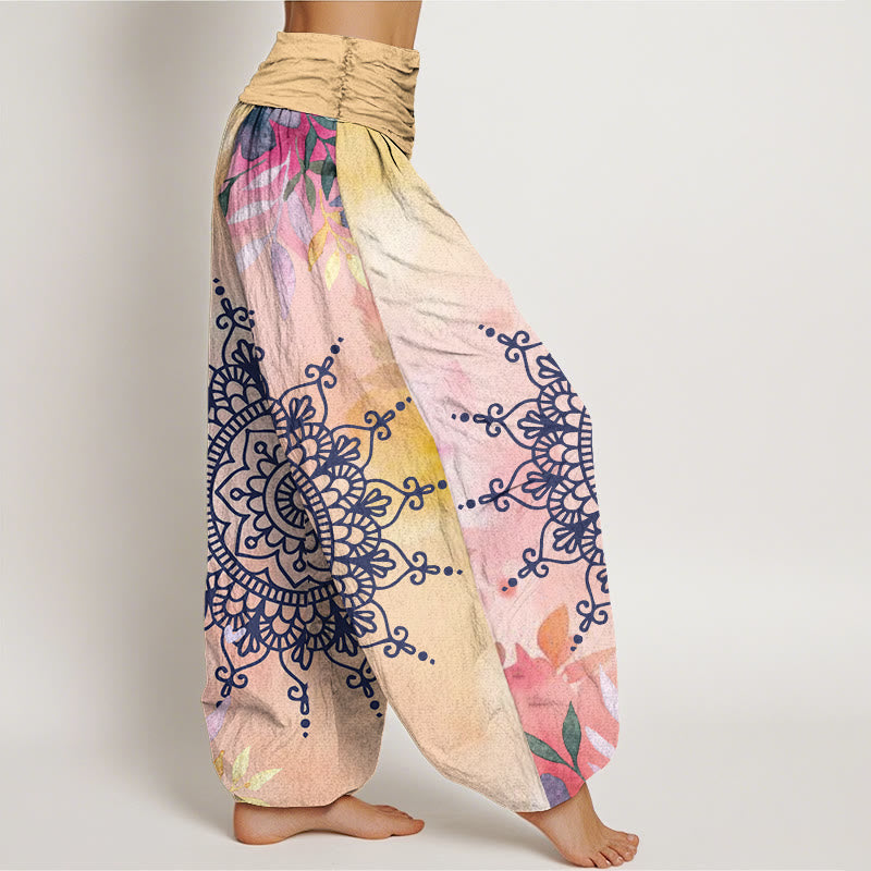 Buddha Stones Casual Mandala Pattern Women's Harem Pants - image 2