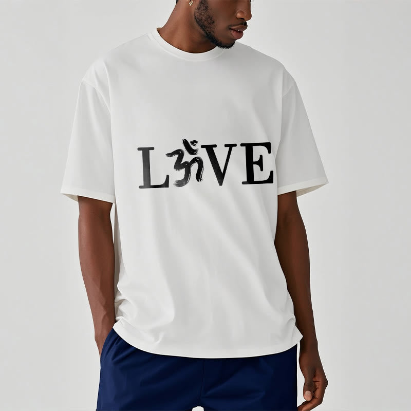 Buddha Stones Casual Om Symbol Sanskrit Cotton Tee T-shirt - image 7