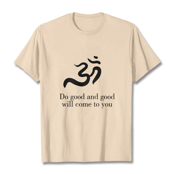 Buddha Stones Casual Om Symbol Sanskrit Spiritual Design Cotton Tee T-shirt - Bisque - 2XL - image 8