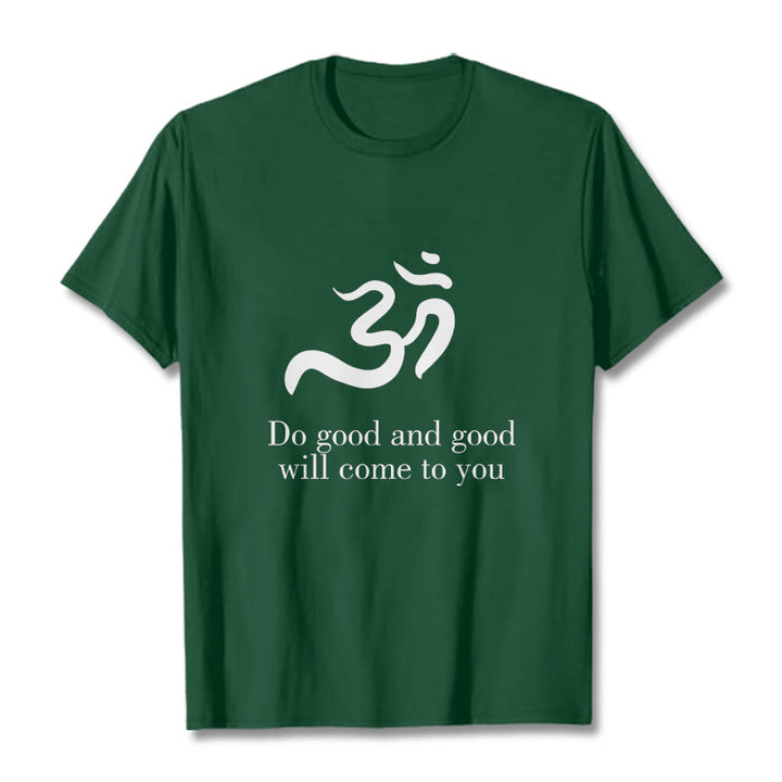 Buddha Stones Casual Om Symbol Sanskrit Spiritual Design Cotton Tee T-shirt - ForestGreen - 2XL - image 10