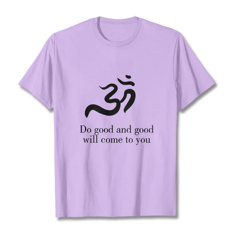 Buddha Stones Casual Om Symbol Sanskrit Spiritual Design Cotton Tee T-shirt - Plum - 2XL - image 16