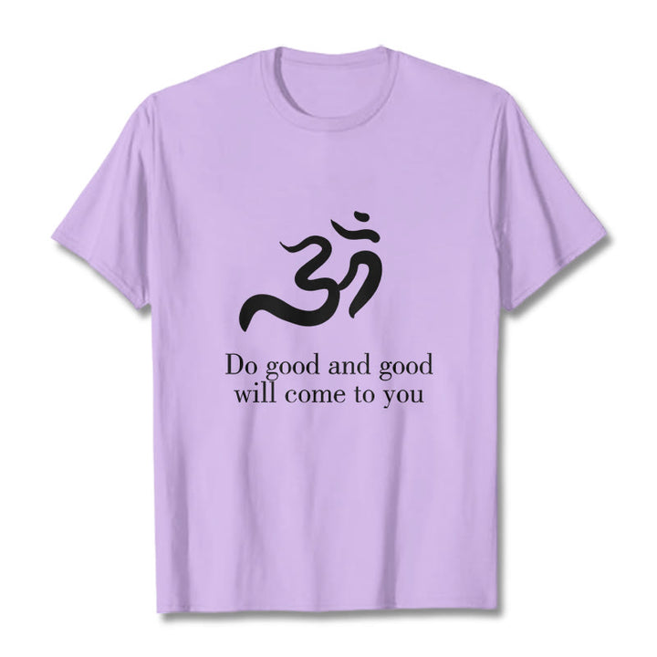 Buddha Stones Casual Om Symbol Sanskrit Spiritual Design Cotton Tee T-shirt - Plum - 2XL - image 16