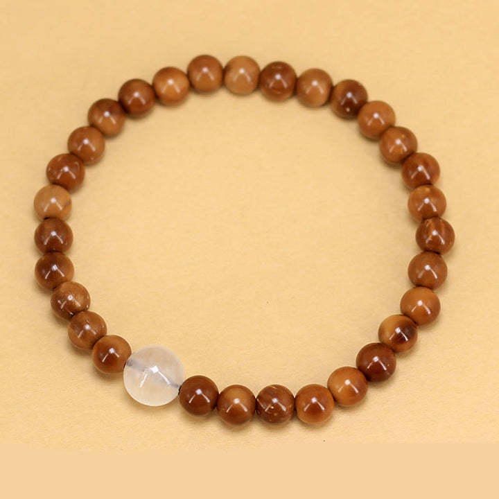 Buddha Stones Kuka Seed Agate Stone Luck Bracelet - image 2