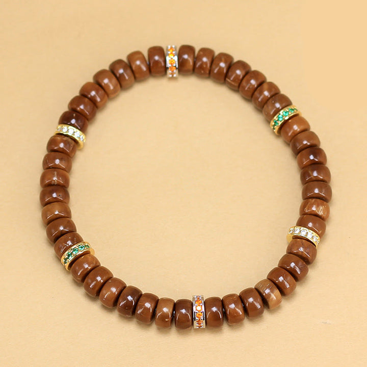 Buddha Stones Kuka Seed Protection Luck Bracelet - image 1