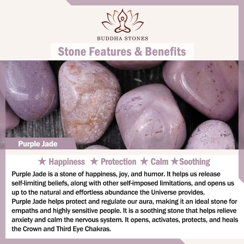 Buddha Stones Natural Dunhuang Colorful Beads Amethyst Lazurite Balance Bracelet - image 11