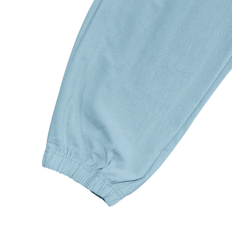 Buddha Stones Solid Color Linen Drawstring Men's Cargo Pants With Pockets - image 12