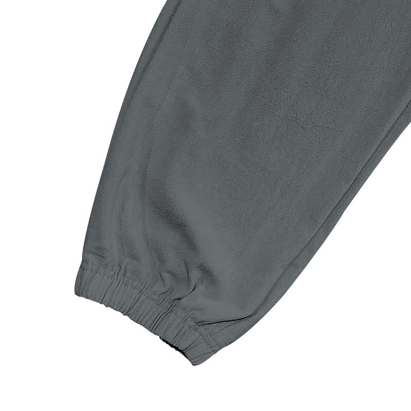Buddha Stones Solid Color Linen Drawstring Men's Cargo Pants With Pockets - image 19