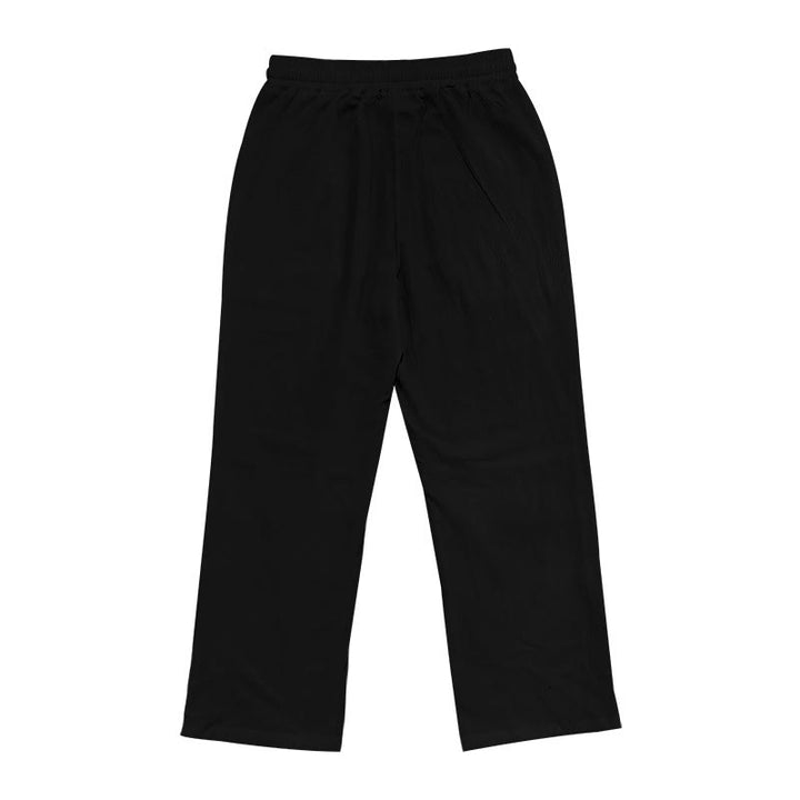 Buddha Stones Casual Plain Color Buttons Men's Cotton Pants With Pockets - image 10