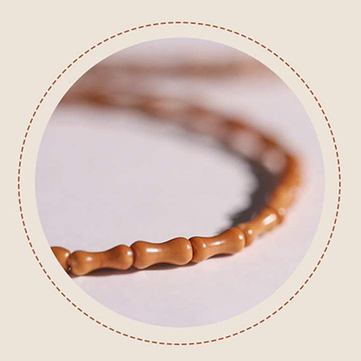 Buddha Stones Ultra-fine Olive Pit Peace Bracelet - image 7