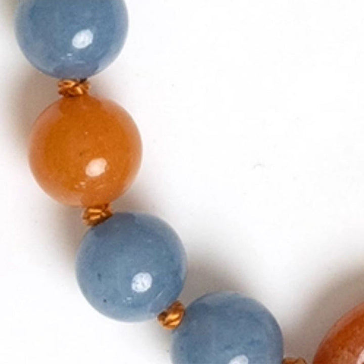 Buddha Stones Colored Aventurine Peace Buckle Cure Bracelet - image 14