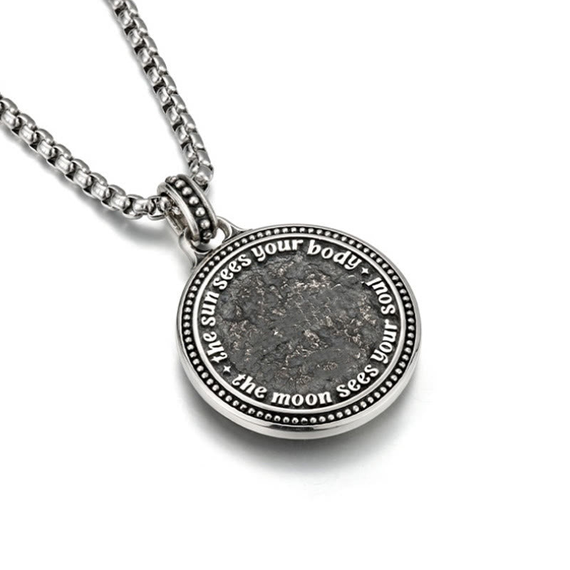 Buddha Stones Snake Yin Yang Symbol Copper Wealth Necklace Pendant - image 2