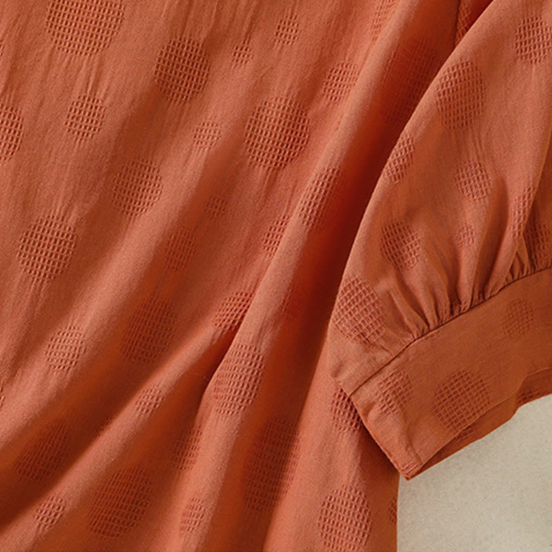 Buddha Stones 2pcs Plain Women's Short Sleeve Shirt Harem Pants Meditation Clothing Set - image 22