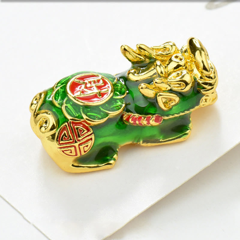 Buddha Stones Fengshui Copper Pixiu Rainbow Obsidian Beads Wealth Bracelet - image 16