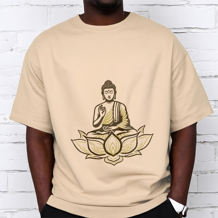 Buddha Stones Buddha Meditating In The Lotus Tee T-shirt - image 9