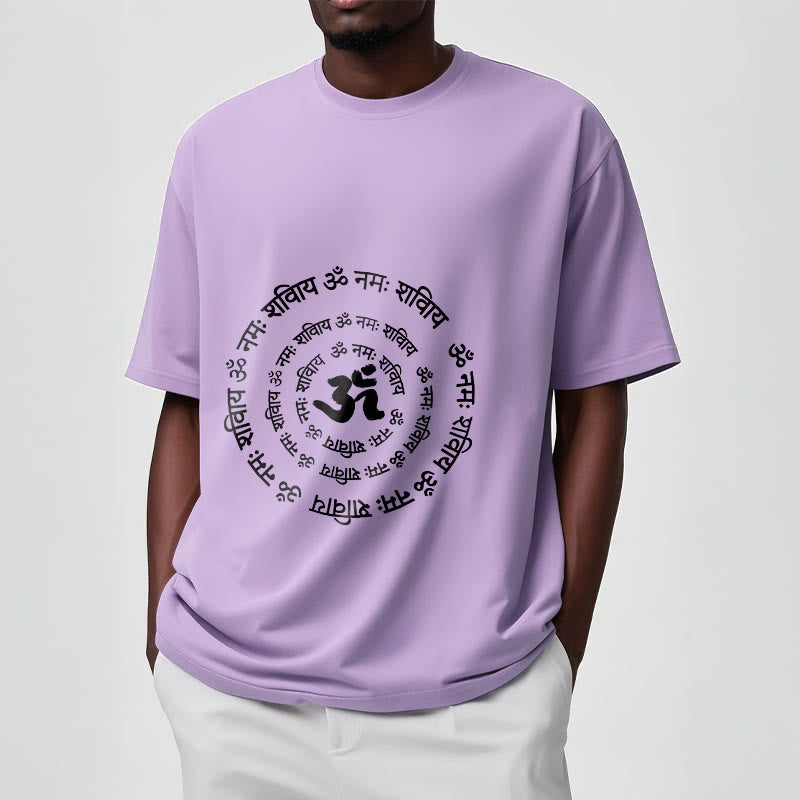 Buddha Stones OM Symbol Sanskrit Mantras Design Cotton Tee T-shirt - image 14