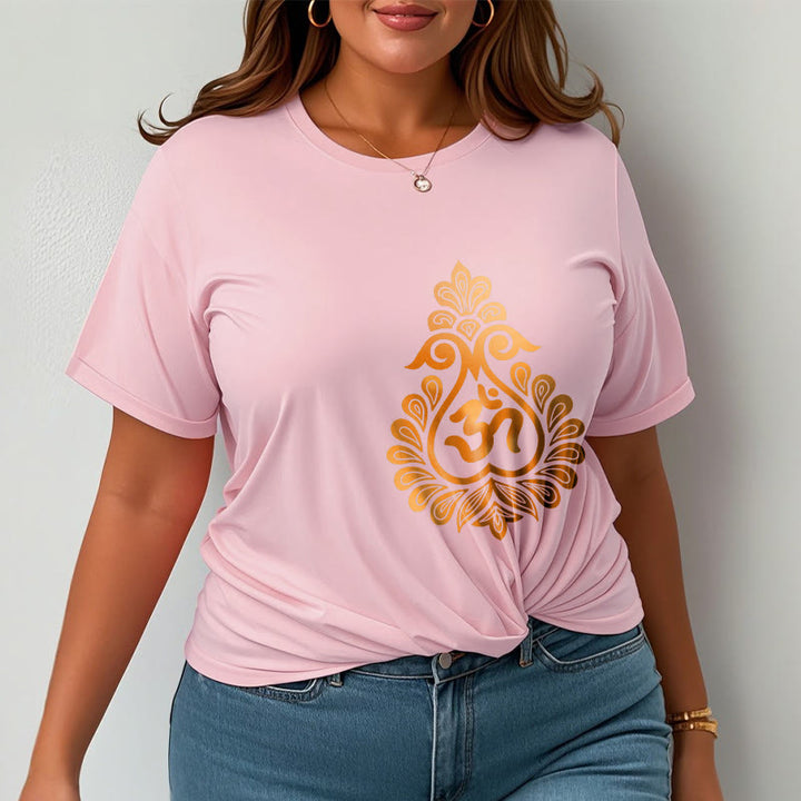 Buddha Stones Gourd OM Symbol Design Tee T-shirt - image 16