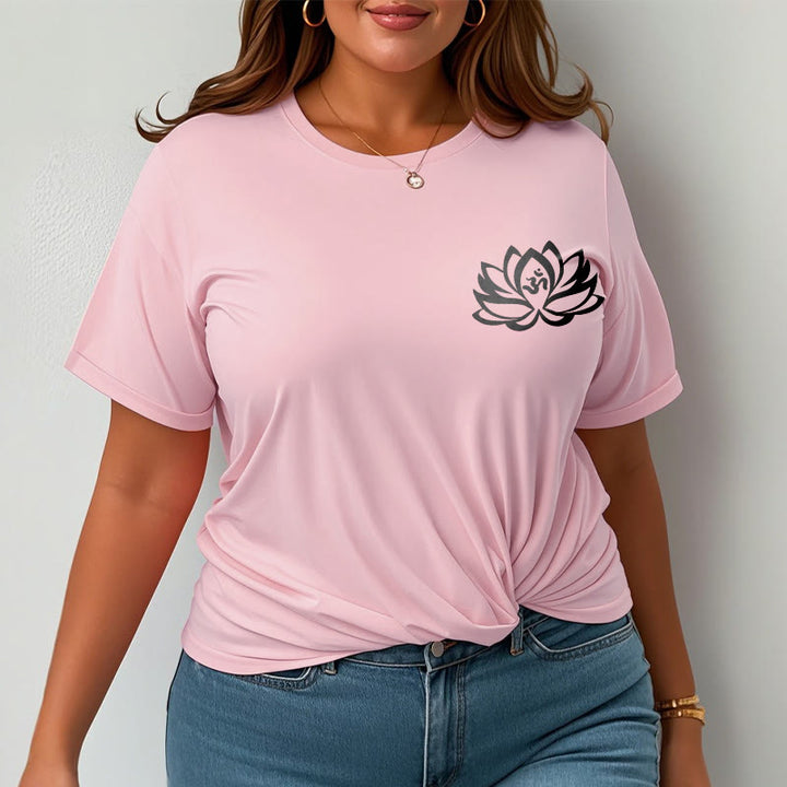 Buddha Stones Lotus Flower OM Symbol Design Tee T-shirt - image 16