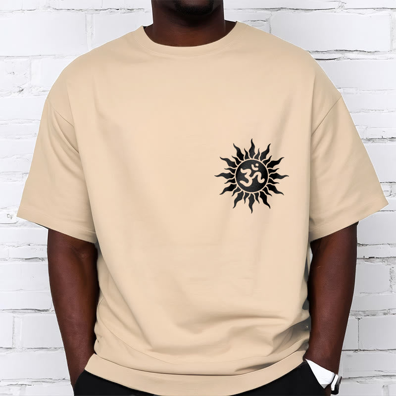 Buddha Stones Sun OM Symbol Design Tee T-shirt - image 12